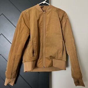 Lululemon gold reversible Bomber Jacket